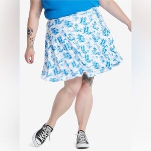 Her Universe Dr. Who Toile Circle Skater Skirt